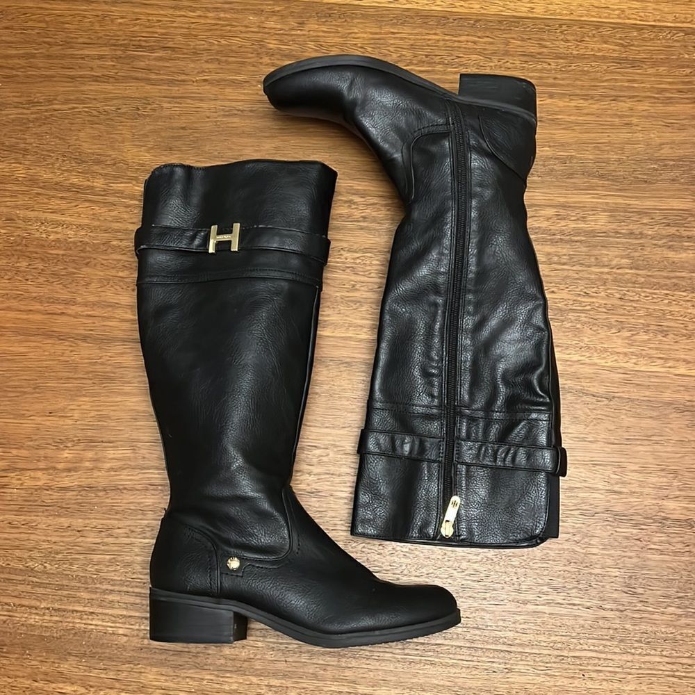 Tommy Hilfiger black boots 